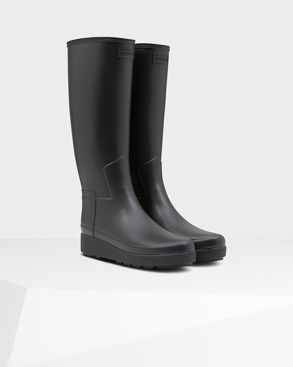 Botas Creeper Hunter Feminina Pretas - Refined Slim Fit Tall - 48SGNTFOP